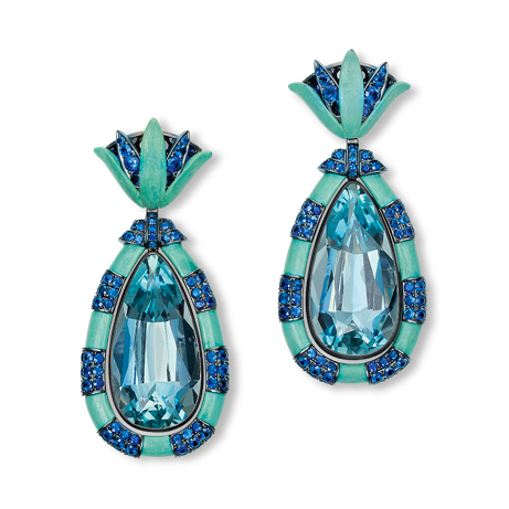 Boucle d'oreille de Damas